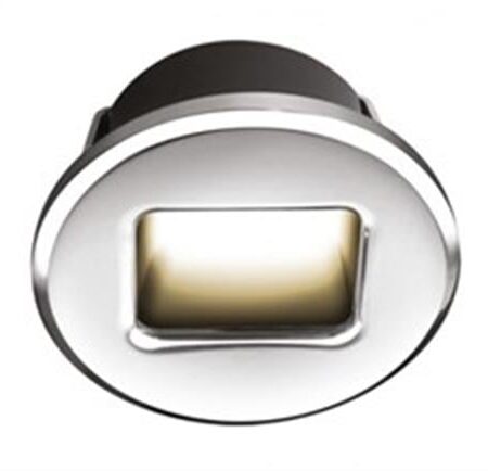 Ember Led Merdiven Lambası Kırmızı Tip:Yuvarlak, Altın sarısı 45 mm