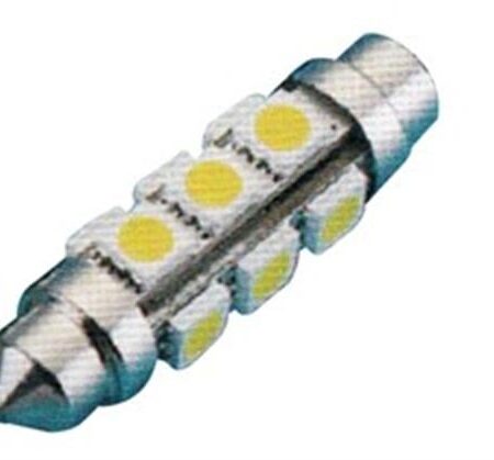 Led sofit ampul 4ledli 12v 10x31mm