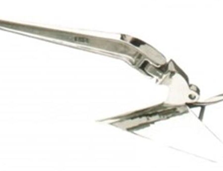 Pulluk tip çıpa, paslanmaz çelik 50KG